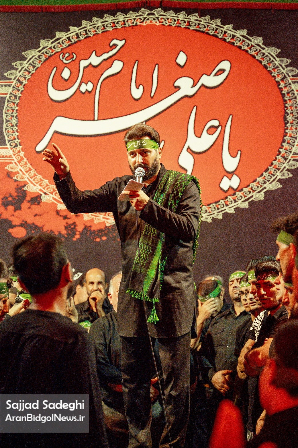 گزارش تصویری از عزاداری هیئت علی اصغری چهارسوق در شب هفتم محرم 1403